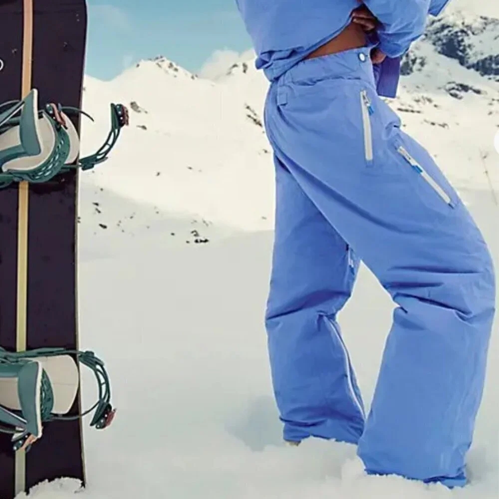NWT Free People Care FP On The Ascend Insulated Pants in Blueberry